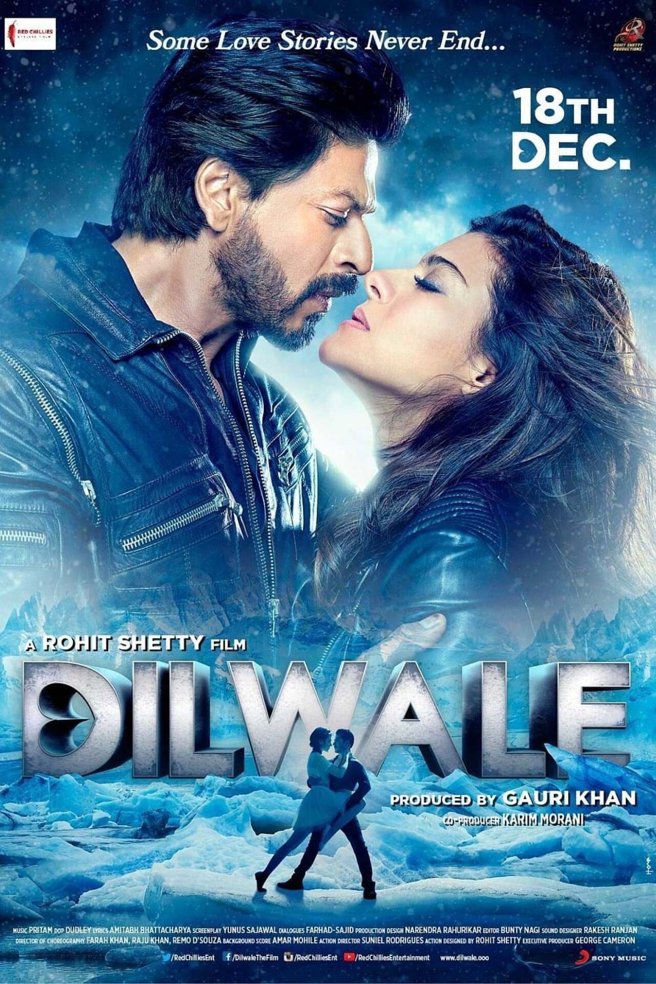 Dilwale: Worldwide Gross: 400 Crores
Shah Rukh Khan's reunion with Kajol was one of the key highlights of Rohit Shetty's Dilwale. Despite receiving mixed responses from the critics, it went on to create new box office records. Globally, the film reportedly earned Rs. 400 crores